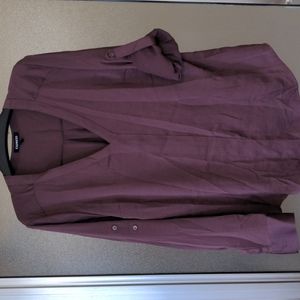 Express US L long sleeve v-neck blouse